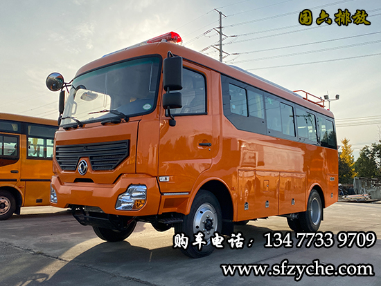 东风牌国六EQ6680ZT6D型四驱客车